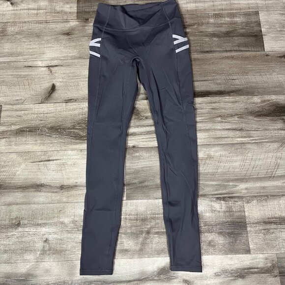 Fabletics Athletic Trinity High Rise Pocket Yoga Pants Grey NWT Women’s Sz S / 6 - Picture 1 of 9